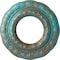 Ekena Millwork Lisbon Ceiling Medallion (Fits Canopies up to 7"), 15 3/8"OD x 7"ID x 1"P, Copper Green Patina CM15LICGS - alternate 1